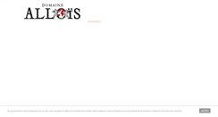 Desktop Screenshot of domaine-allois.com