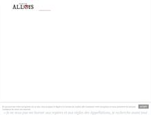 Tablet Screenshot of domaine-allois.com